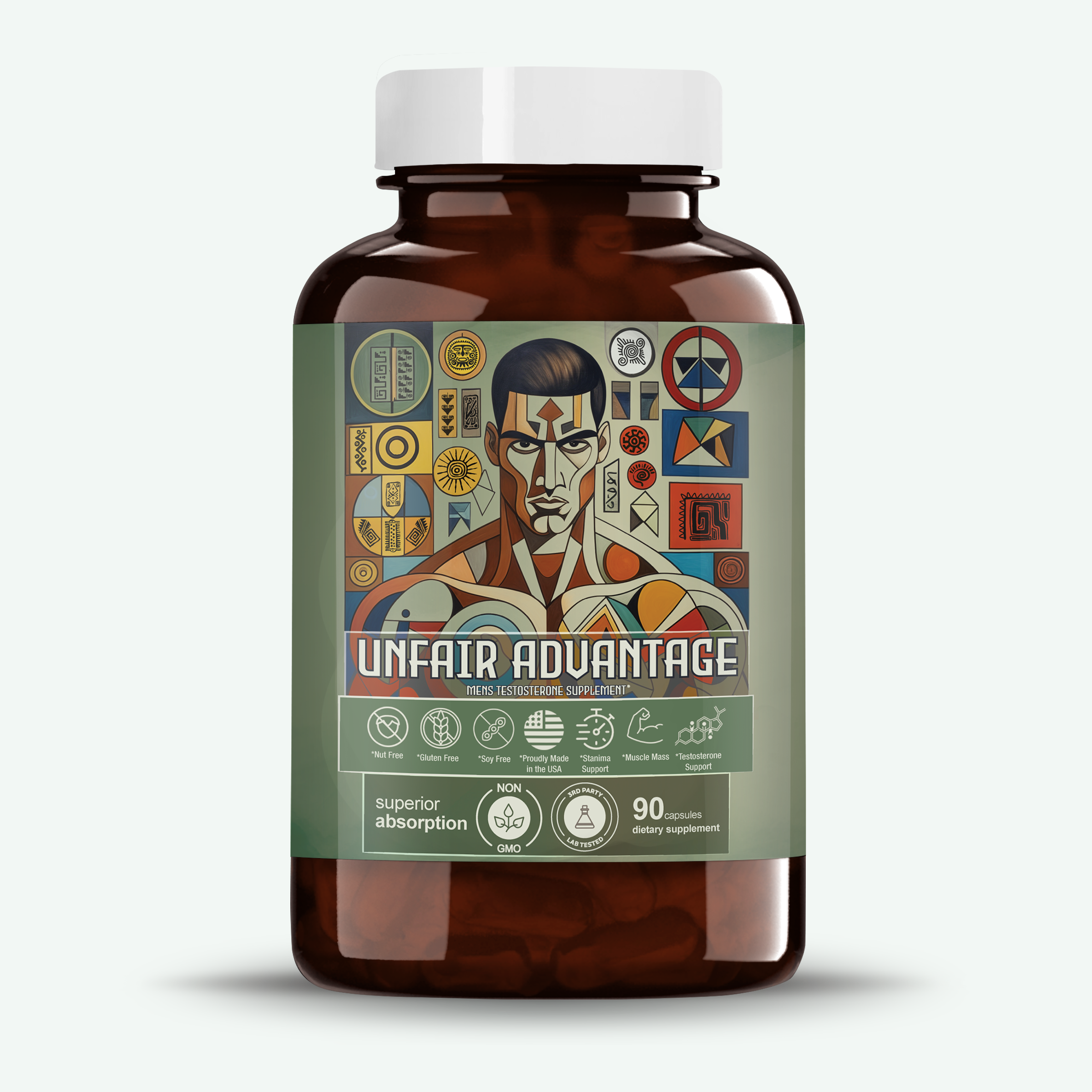 Unfair Advantage II Elite Testosterone Booster for Men with Tongkat Ali and Tribulus Terrestris