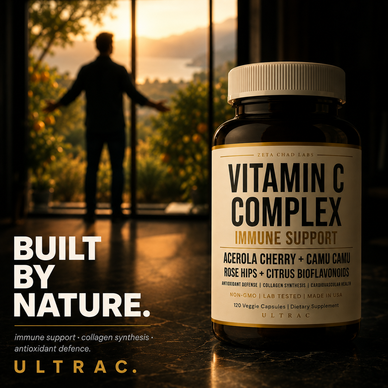 Ultra C II Vitamin C Complex with Acerola Cherry, Citrus Bioflavonoids