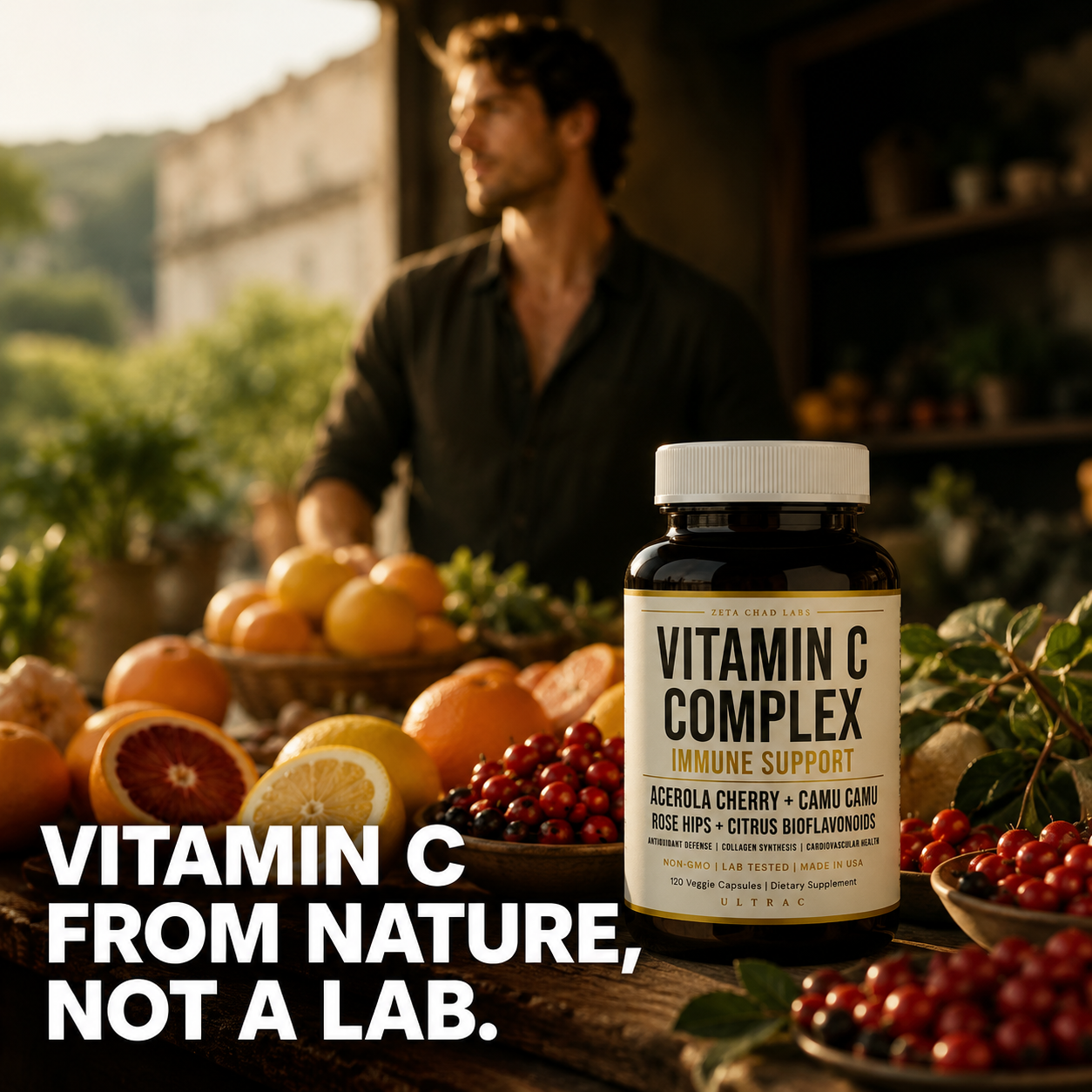 Ultra C II Vitamin C Complex with Acerola Cherry, Citrus Bioflavonoids