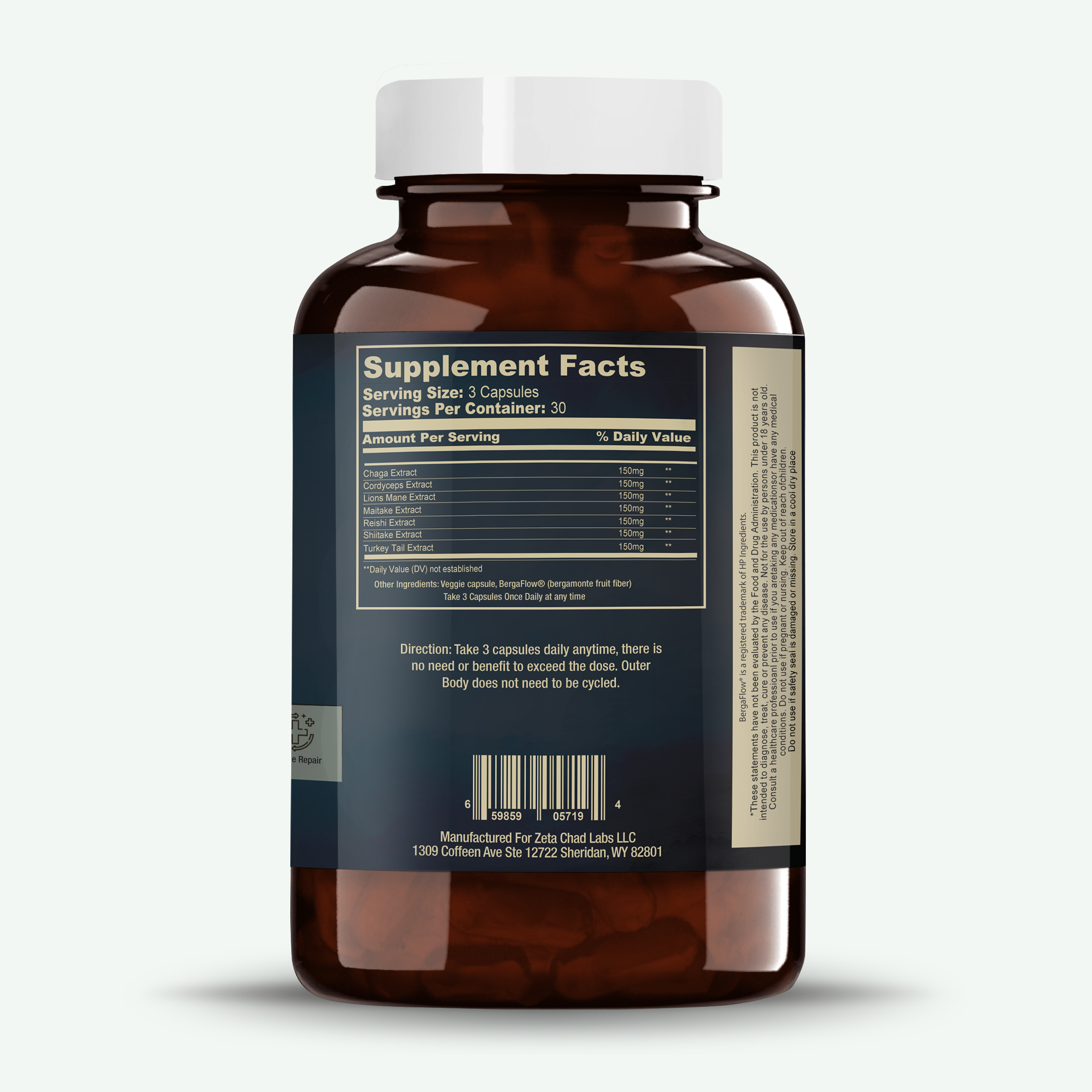 Outer Body II Elite Level Mushroom Supplement